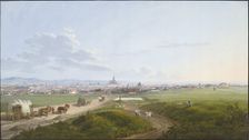 View of Vienna from the Spinner on the Cross, 1817. Artist: Alt, Jakob (1789-1872)