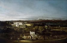 View of Villa Perabò, later Melzi, in Gazzada, 1744. Creator: Bellotto, Bernardo (1720-1780)