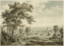 View of Village and Distant Hills, n.d. Creator: Unknown