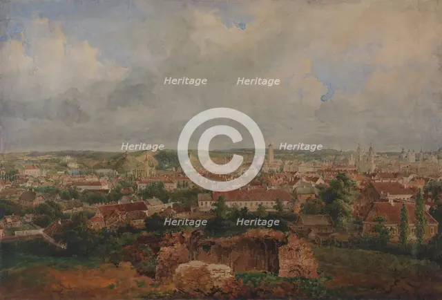 View of Vilna, 1840s.