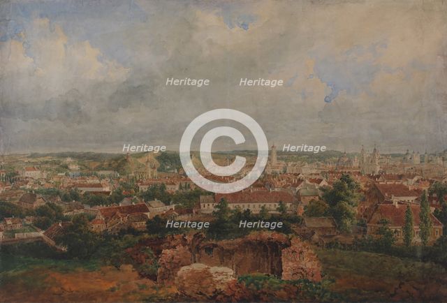 View of Vilna, 1840s.
