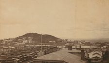 View of Vladivostok, Russia, from the Dom Smith veranda, looking west towards the city..., (1899?). Creator: Eleanor Lord Pray