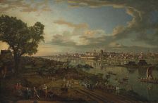 View of Warsaw from the side of the Praga District, 1770. Creator: Bellotto, Bernardo (1720-1780)