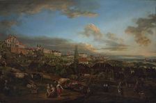 View of Warsaw with the Ordynacki Palace, 1772. Creator: Bellotto, Bernardo (1720-1780)