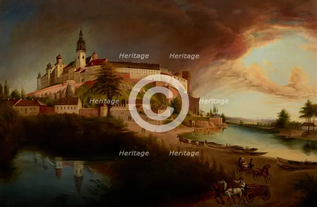 "View of Wawel" by Jan Nepomucen Glowacki, 1876. Creator: Jan Nepomucen Glowacki.