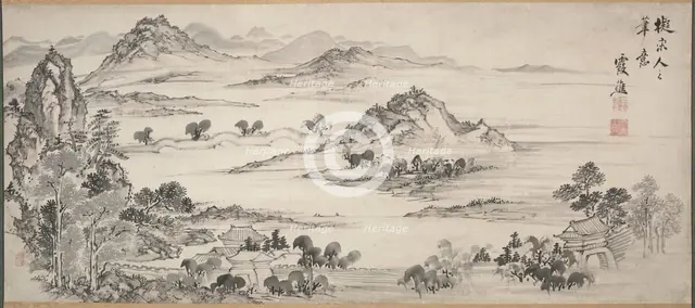 View of West Lake, 1700s. Creator: Ike Taiga (Japanese, 1723-1776).