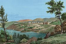 View of West Point, United States, 1837, (1850). Creator: Jacques Gerard Milbert