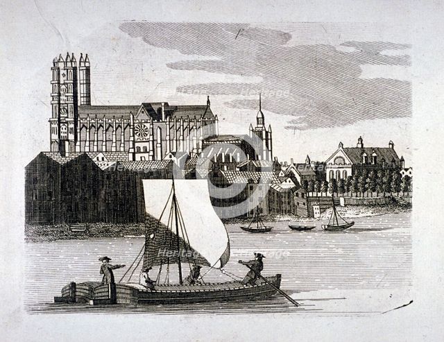 View of Westminster Abbey, London, c1780. Artist: Anon