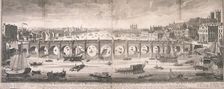 View of Westminster Bridge, London, 1751. Artist: T Willson