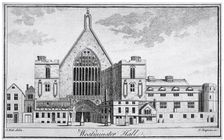 View of Westminster Hall from New Palace Yard, London, 1740. Artist: Thomas Simpson