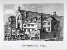 View of Westminster Hall from New Palace Yard, London, c1800. Artist: S Sparrow