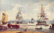 View of Whampoa, Canton River, China (1938)