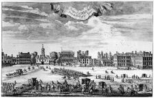 View of Whitehall from St James's Park, 17th-18th century, (1908)