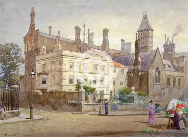 View of Whitelands House, King's Road, Chelsea, London, 1890. Artist: John Crowther