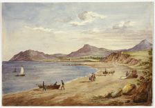 View of Wicklow Hills, September 1843. Creator: Elizabeth Murray