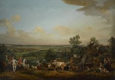 View of Wilanów meadows, 1775. Creator: Bellotto, Bernardo (1720-1780)