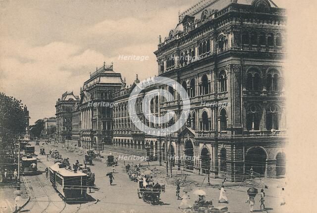 'View of Writers Buildings, Calcutta', c1910. Creator: Johnston & Hoffmann.