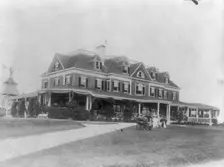 View of yacht club, Oyster Bay, L.I., N.Y. 1905, n.d.. Creator: Frances Benjamin Johnston
