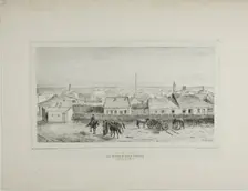 View of Yassy Taken from the Balcony of the St. Petersburg Hotel, Moldavia, July 19, 1837, 1840. Creator: Auguste Raffet