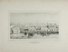 View of Yassy Taken from the Balcony of the St. Petersburg Hotel, Moldavia, July 19, 1837, 1840. Creator: Auguste Raffet