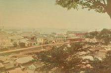 View of Yokohama and Harbor, 1897. Creator: Ogawa Kazumasa