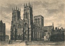 View of York Minster, c19th century. Creator: W. I. Mosses