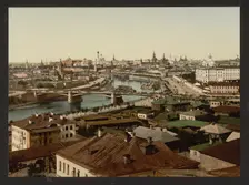 View of Zamoskvorechye (Panoramic view of Moscow), 1890s