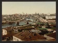 View of Zamoskvorechye (Panoramic view of Moscow), 1890s