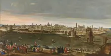 View of Zaragoza in 1647. Creator: Juan Bautista Martínez del Mazo