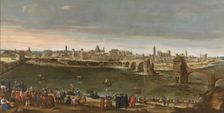 View of Zaragoza in 1647. Creator: Juan Bautista Martínez del Mazo