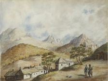 View of Zheleznovodsk, 1842. Artist: Anonymous