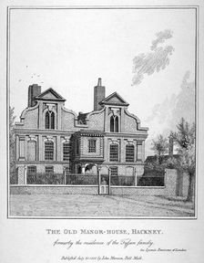 View of a manor house on Shacklewell Green, Hackney, London, 1800. Artist: John Thomas Smith