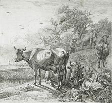 View of a Meadow, 1649. Creator: Paulus Potter