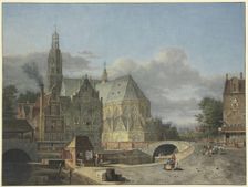 View of a Netherlandish City, 1790. Creator: Johannes Huibert Prins