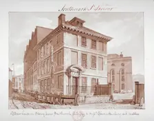 View of a brew house on Stoney Lane, Bermondsey, Southwark, London, c1827. Artist: John Chessell Buckler