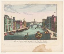 View of a canal in Venice, 1755-1779. Creator: Franz Xavier Habermann