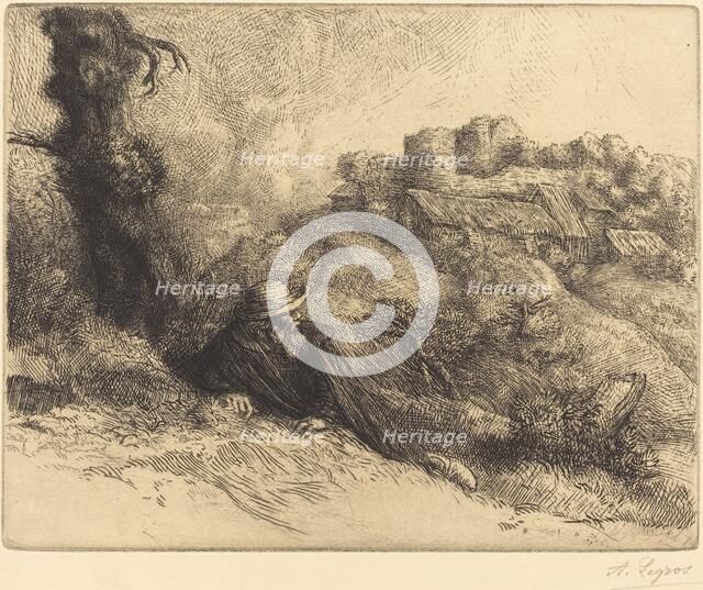 View of a Chateau (Chateau des Revenants). Creator: Alphonse Legros.