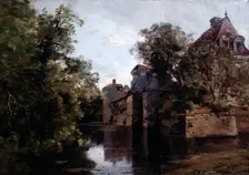 View of a Chateau Built Under Louis XIII, Saint Loup 1882. Artist: Emmanuel Lansyer