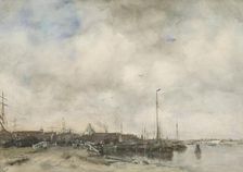 View of a city, 1882. Creator: Jacob Henricus Maris