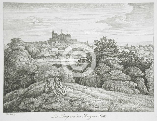 View of a City, 19th century. Creator: Johann Jakob Kirchner.