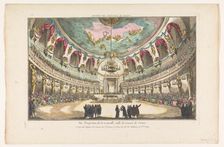 View of a concert hall in Venice, 1735-1805. Creator: Unknown