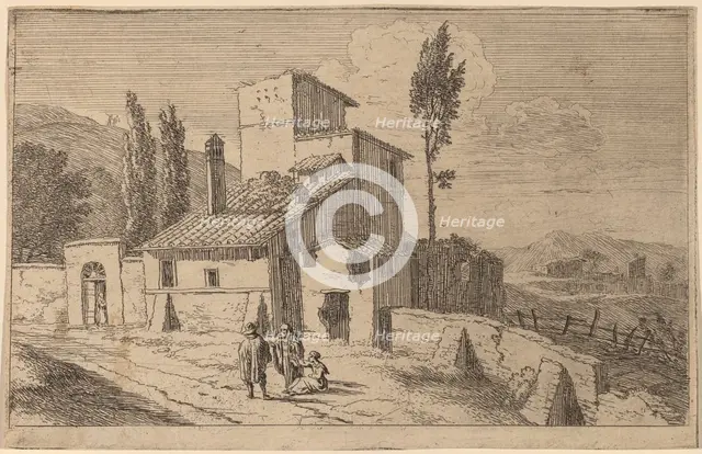 View of a Convent. Creator: Herman van Swanevelt.