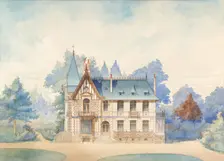 View of a Country House, 1898. Creator: Anon