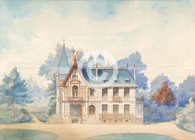 View of a Country House, 1898. Creator: Anon.