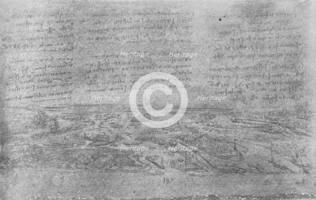 'View of a Delta', c1480 (1945). Artist: Leonardo da Vinci.