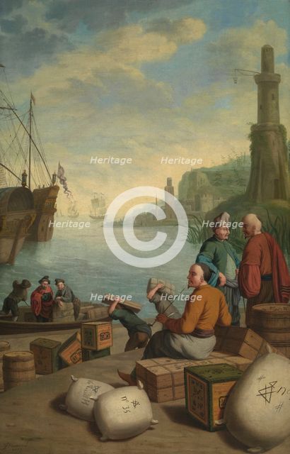 View of a Eastern Harbour, 1772. Creator: Jan Josef Horemans II.