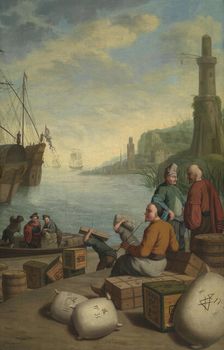 View of a Eastern Harbour, 1772. Creator: Jan Josef Horemans II