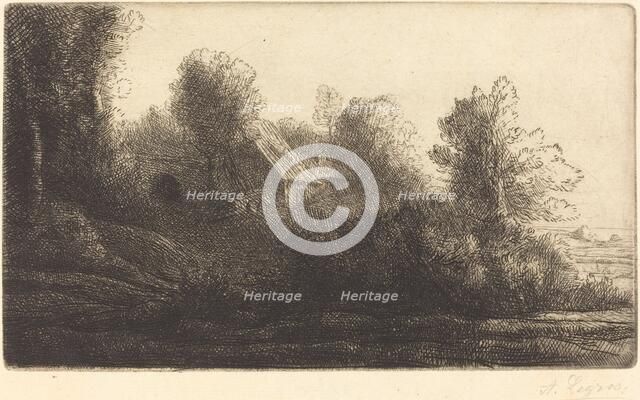 View of a Farm, 2nd plate (La ferme de Bienheureux). Creator: Alphonse Legros.