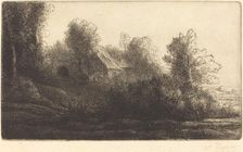 View of a Farm, 2nd plate (La ferme de Bienheureux). Creator: Alphonse Legros