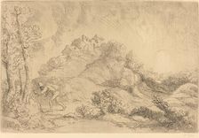 View of a Farm (La ferme de Beauchamp). Creator: Alphonse Legros